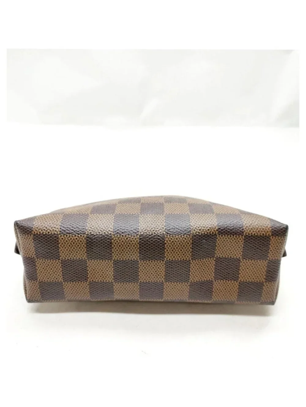 Authentic Louis Vuitton Damier Ebene Cosmetic Pouch PM Makeup Bag LV - Picture 6 of 16